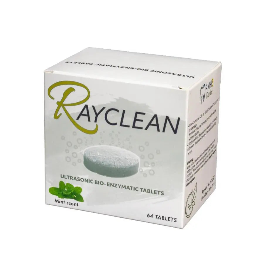 RayClean Ultrasonic Bio-Enzymatic Cleaning Tablets 64/bx - RMH3 Digital by RMH3 Dental