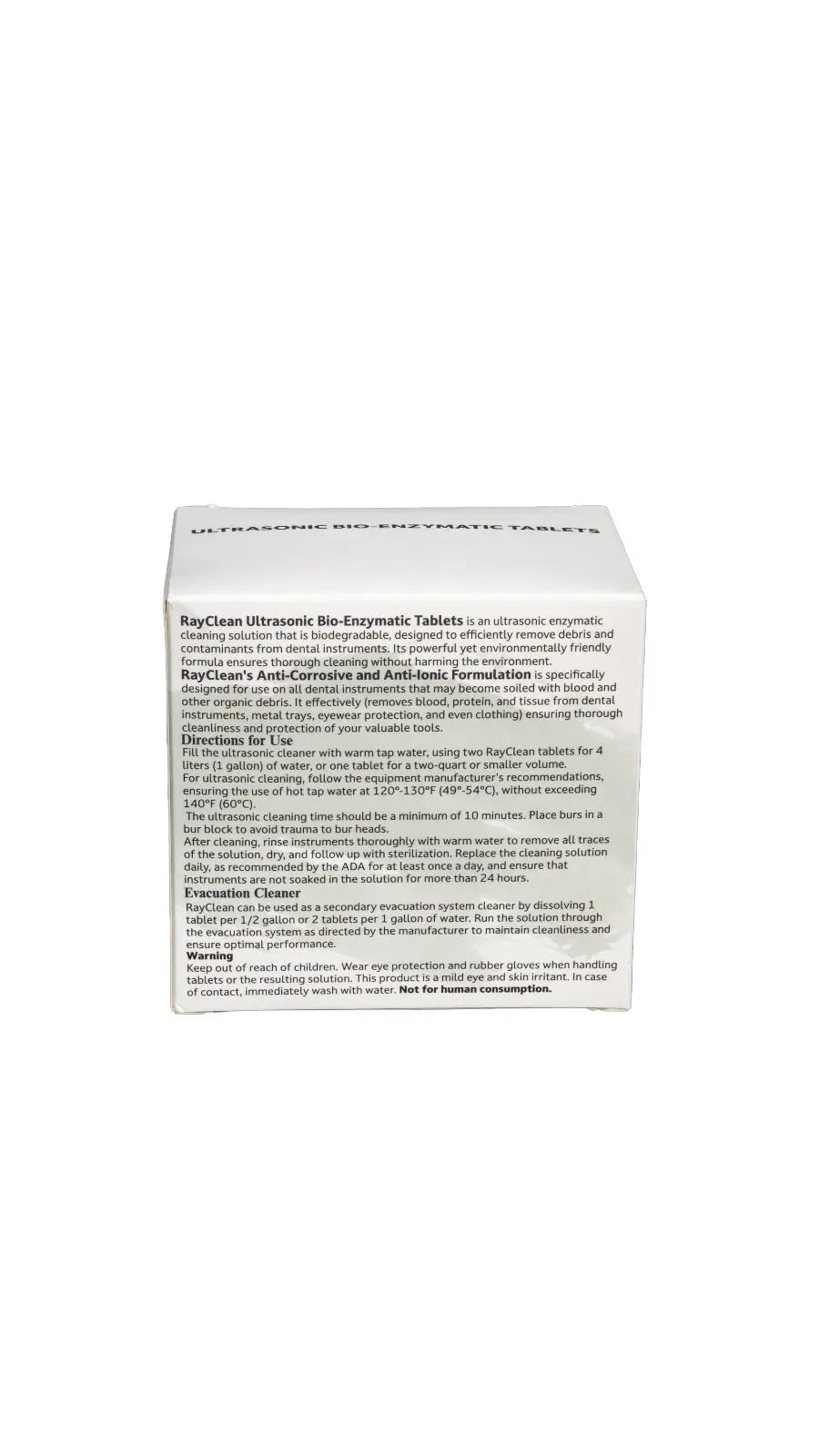 RayClean Ultrasonic Bio-Enzymatic Cleaning Tablets 64/bx - RMH3 Digital by RMH3 Dental