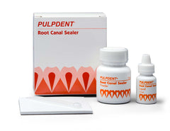 Pulpdent Root Canal Sealer Kit, 15 g Powder + 7.5 mL Liquid + Mixing Pad + Scoop