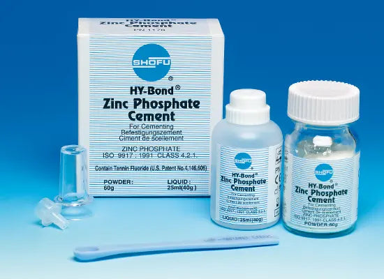 Kit de cemento de fosfato de zinc Shofu HY-Bond