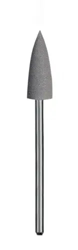 Silicone Polishers for Acrylics - Gray (Medium) - Shape F - 3/32" Shanks 5/Bx Dedeco
