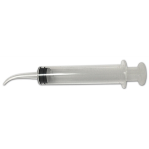 MARK3 Syringe #412, 12cc with Curved Tip, Non-Sterile, 50/Box