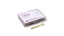 Pulpdent T-Bands, Stainless Steel, Straight, Wide (1/4"), .002"/0.05mm Thick, Box of 100 thumbnail 2