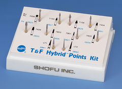 Shofu Hybrid Point T&F FG Friction Grip Diamond Bur #7404, Super Fine Grit, 1/pk