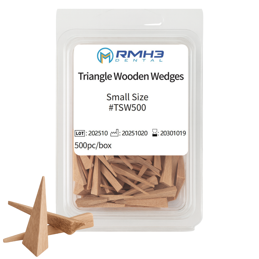 RMH3 Dental Wooden Wedges, Triangular Shape, Box of 500