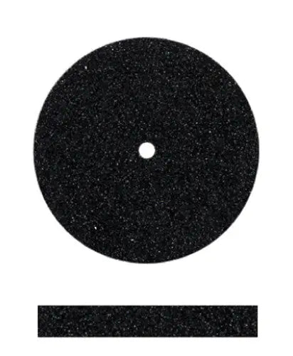 Universal Silicone Polishers - Black (Medium) 7/8" x 1/8" 12/Bx Dedeco