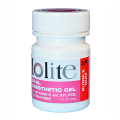 Dharma Iolite 20% Benzocaine Topical Anesthetic Gel, Bubble Gum, 1.12 oz