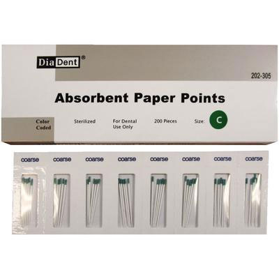 DiaDent Absorbent Paper Points, Cell Pack #C