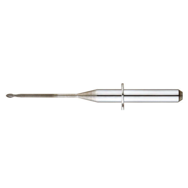 Hansong VHF Type-2 2VDRB Milling Bur, R0.3*1.2*3*40, Diamond-Coated