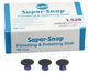 Shofu Super-Snap Finishing Dark Violet Double-Sided Disc, Medium, for Composites, 50/pk