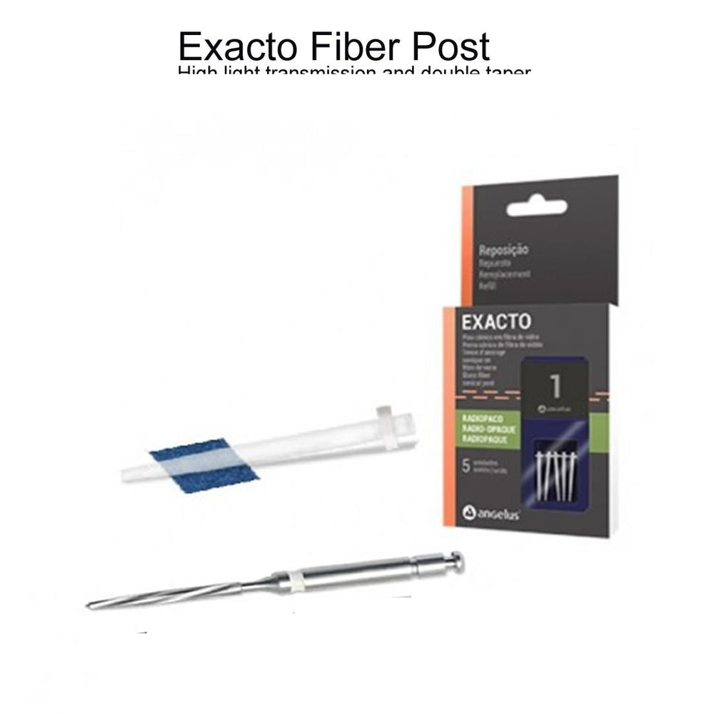Angelus Exacto Translucent Fiber Post Trial Kit #1