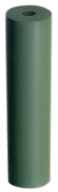 Dedeco Classic Green Rubber Cylinders Unmounted Clasp Polishers 100/bx