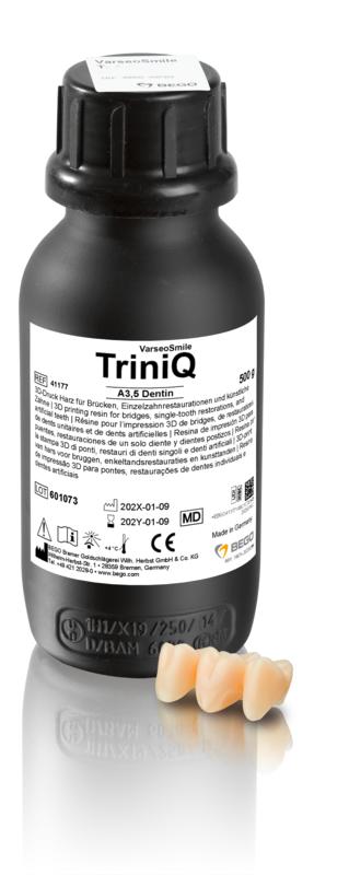 Bego VarseoSmile TriniQ 3D Printing Resin, Shade A3.5, 500g