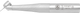 Beyes Dental M800 45-Degree Highspeed Handpiece, KaVo Backend, Rear Exhaust, Triple Jet, Direct-LED