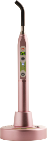 Beyes Dental Slimax-C Plus LED Curing Light, Pink, Built-In Radiometer