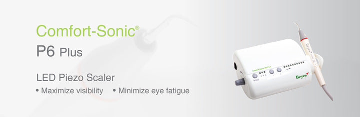 Beyes Dental Comfort-Sonic P6 Plus, Ultrasonic Scaler, Direct-LED, Includes 6 Tips, 110V