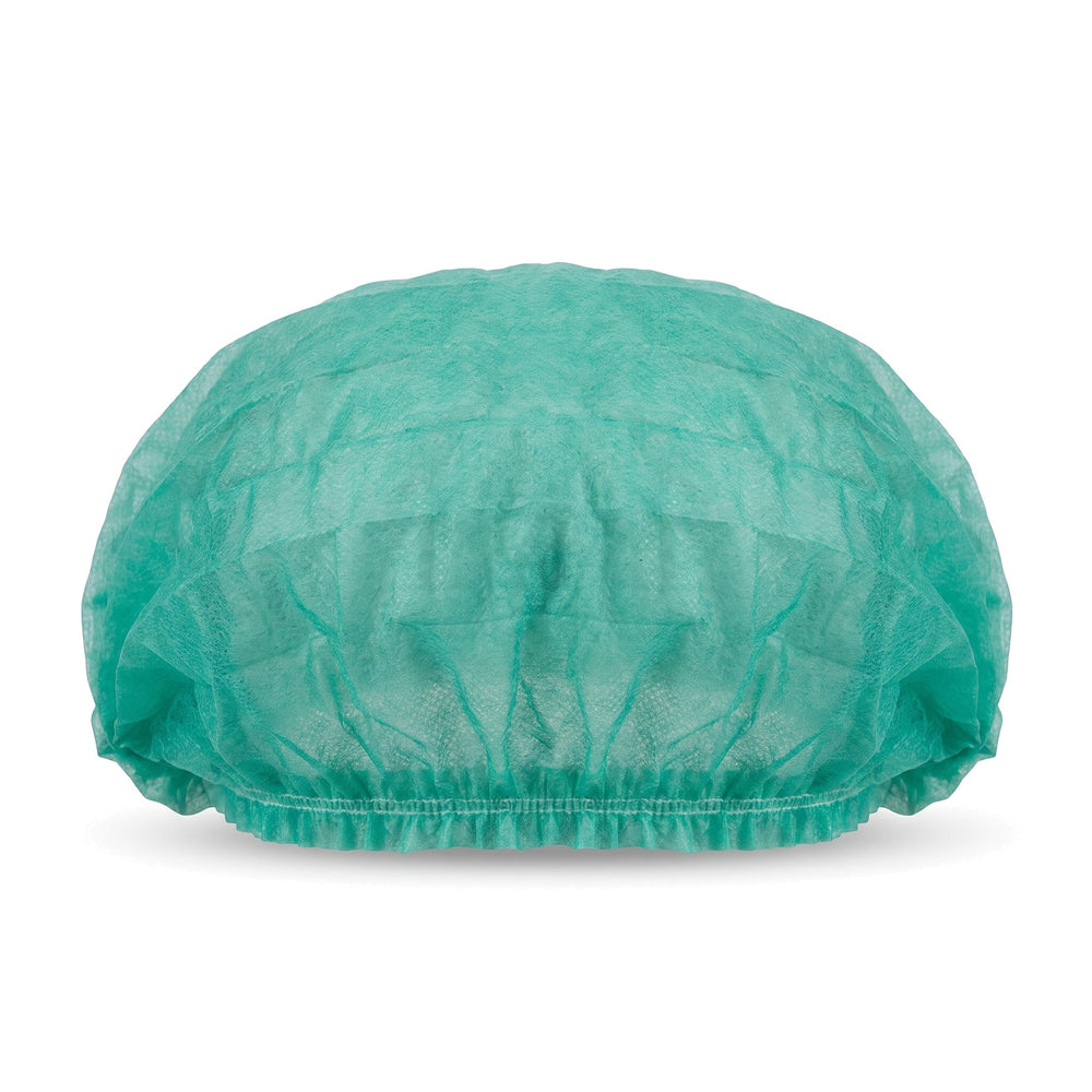 Bouffant Caps, 10gsm, 21", Double Elastic Strings
