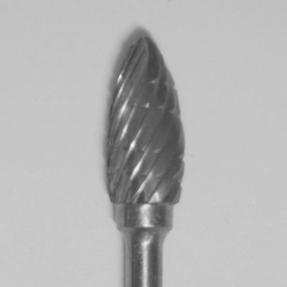 Buffalo Small Flame (51A) Dual Cut Regular HP Carbide Bur