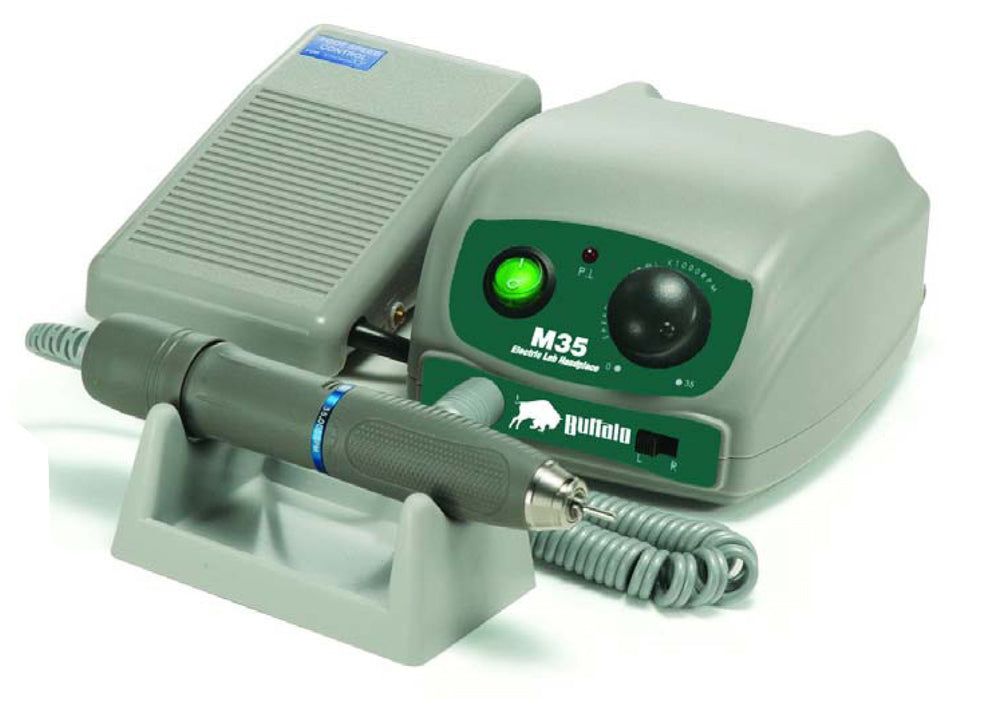 Buffalo M35 Electric Handpiece System, 120V/220V AC (Console+MG Gray HP+FC)