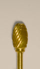 Buffalo Egg/Oval (52C) TNT-Coated Dual Cut Regular HP Carbide Bur
