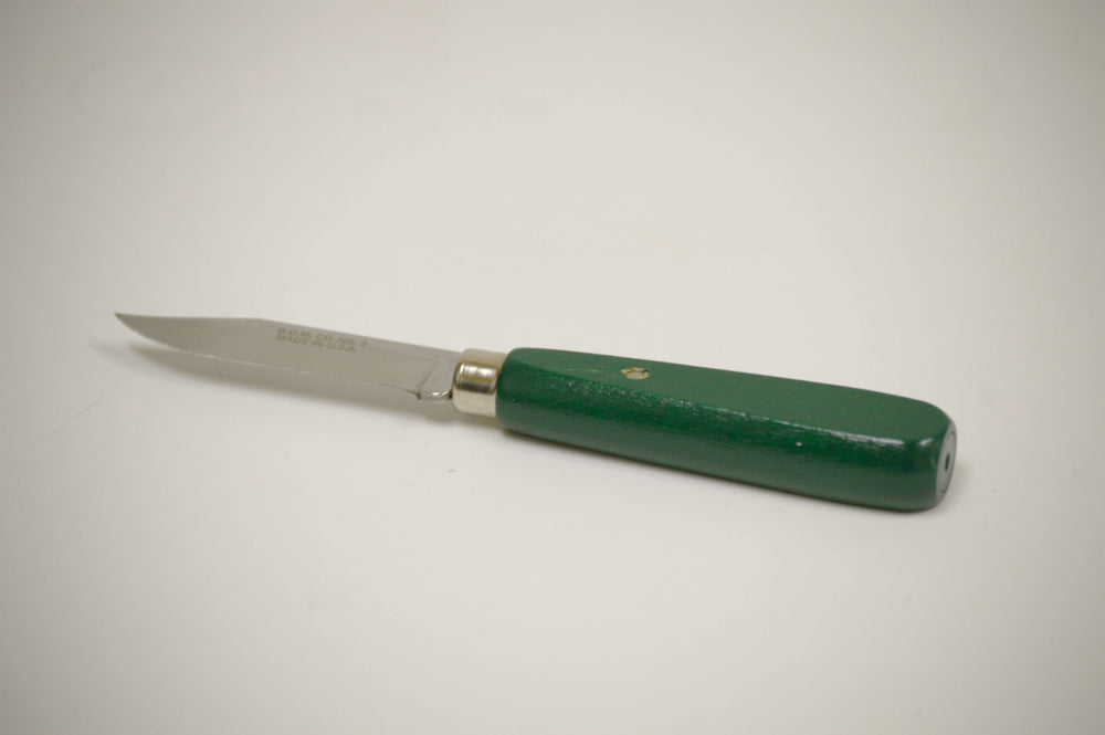Buffalo No. 3 Knife w/ Green Line Handle, 2 3/8" Blade