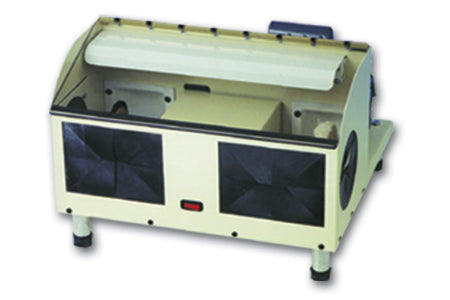 Buffalo Sanitary Lathe, 120V AC, 1/2 HP, 60 Hz. 3450 RPM, Exhaust Ducting and