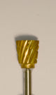 Buffalo Inverted Cone (73C) TNT-Coated Dual Cut Regular HP Carbide Bur