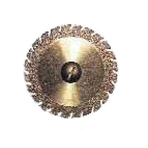 Keystone Cut Flex Coarse Diamond Disc, .014" x 22mm, Double-Sided, Ti-Coated, Double Pack