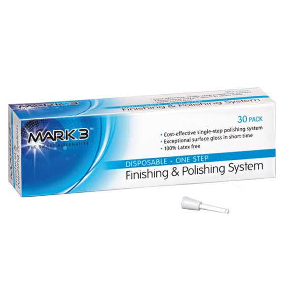 Cargus MARK3 Disposable Finishing & Polishing Cups, 30/Box, Latex-Free Silicone Rubber