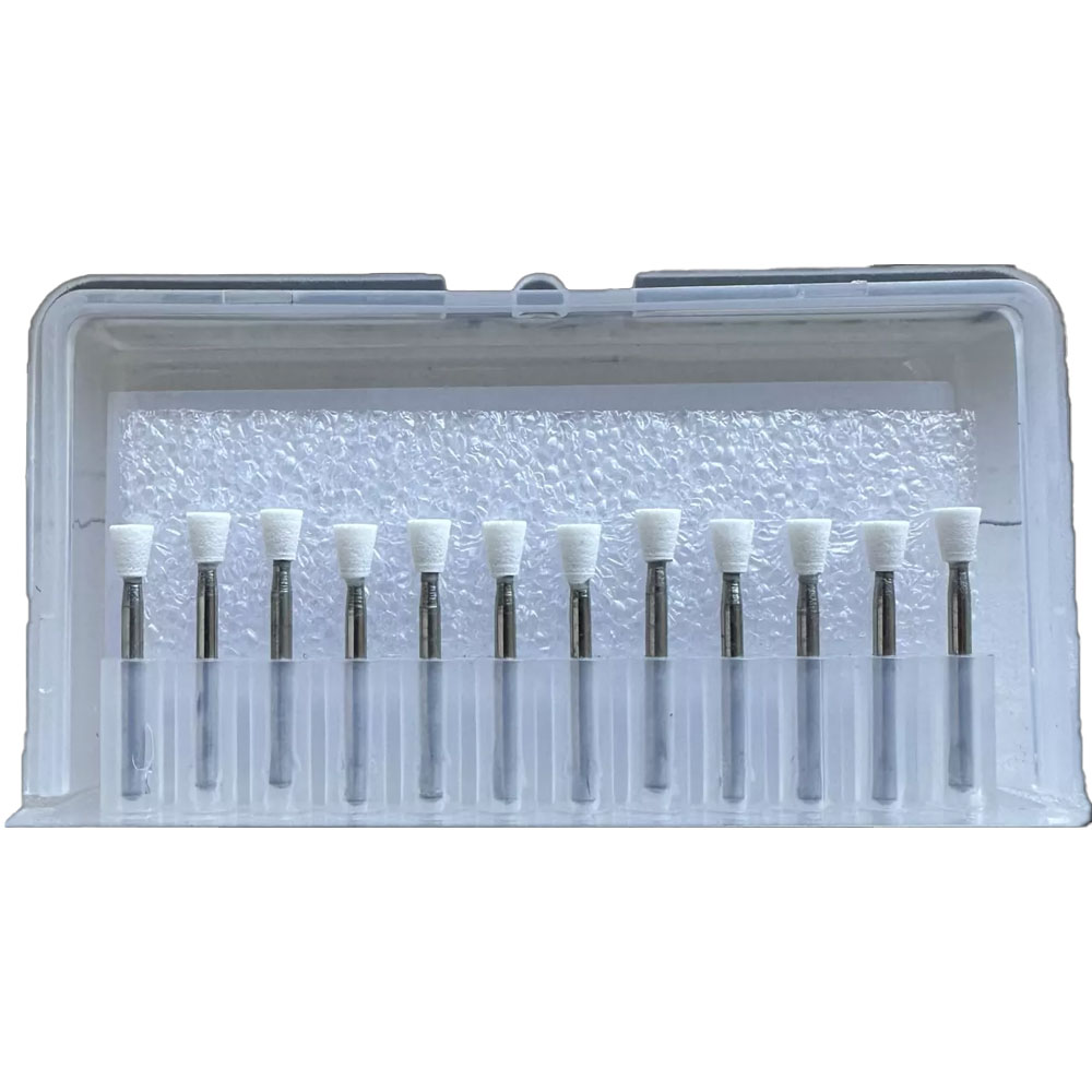 RMH3 Dental Supply FG White Inverted Cone IC2 — 12/Pack