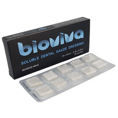 3D Dental Designs And Development BioViva Hemostatic Gauze, 0.75" x 0.75", 20/Box