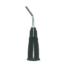 Pac-Dent Pre-Bent Needle Tips, 20 Ga. Flow, Black, 100/Pack