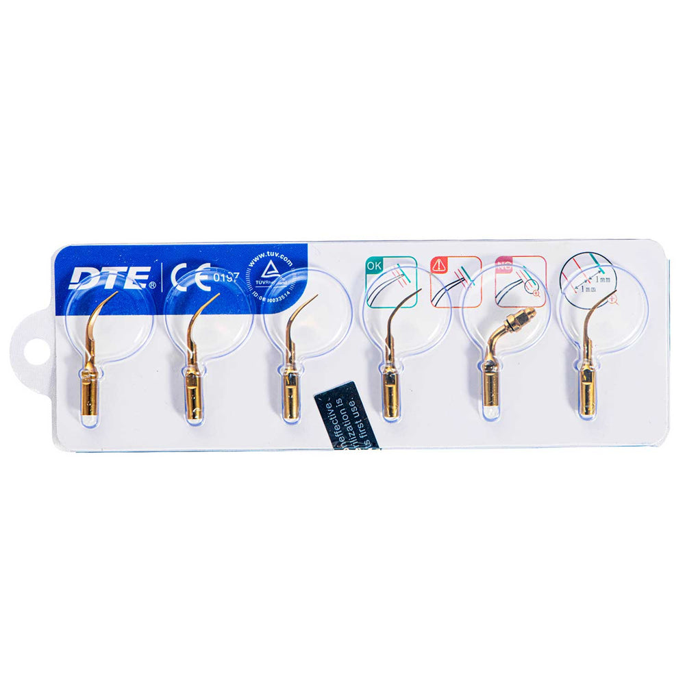 Woodpecker DTE Assorted Gold Tips — 6/Pack