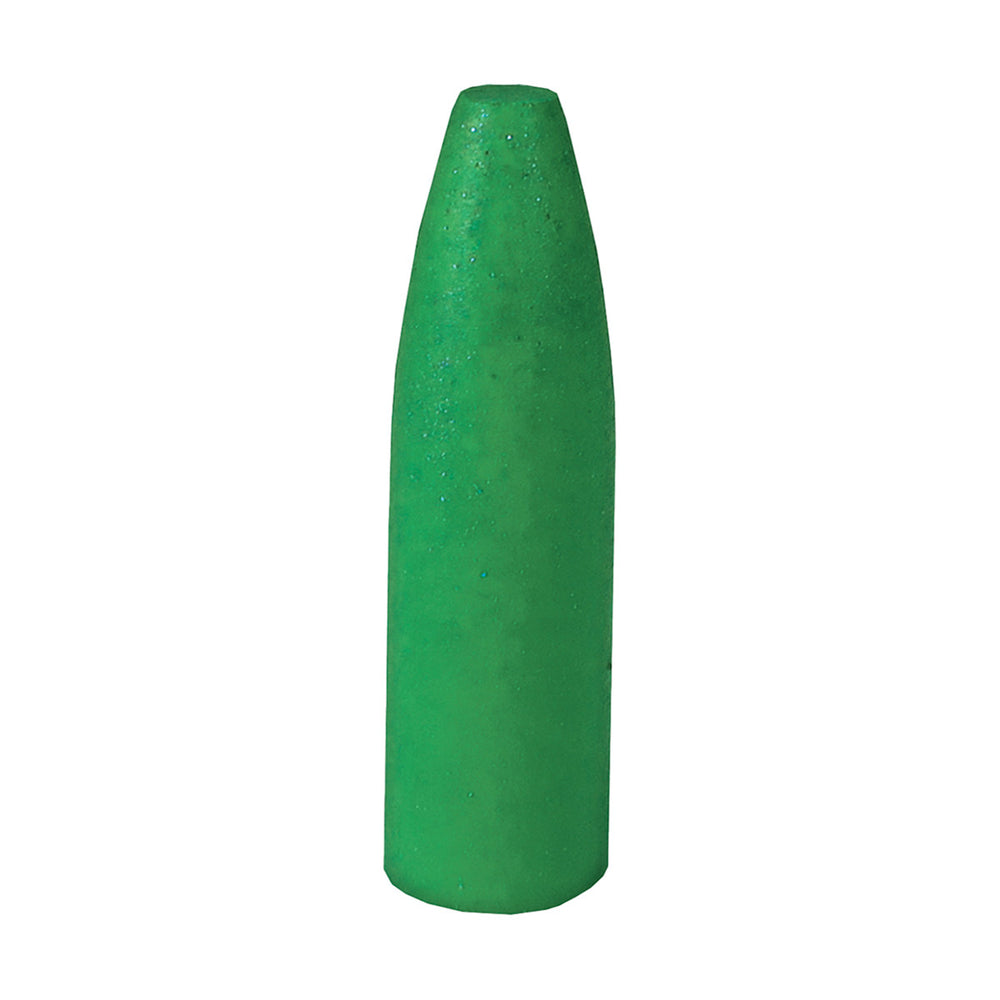 Dedeco Rubber Abrasive Points - 1" X 9/32" X 1/16"- Green Medium S/C 100/Bx