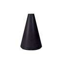Dedeco Rubber Abrasive Cone - Tapered 1-1/2" X 1" - 1/4" Black Coarse S/C 1/Unit thumbnail 1