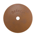 Dedeco Rubber ABRASIVE WHEEL 4" X 1/4" X 1/2" - Brown Extra Coarse Aluminum Oxide 1/Unit thumbnail 2