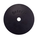 Dedeco Rubber ABRASIVE WHEEL 4" X 1/4" X 1/2" - Black Coarse Silicon Carbide 1/Unit thumbnail 2