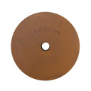 Dedeco Rubber ABRASIVE WHEEL 4" X 3/4" X 1/2" - Brown Extra Coarse Aluminum Oxide 1/Unit thumbnail 2