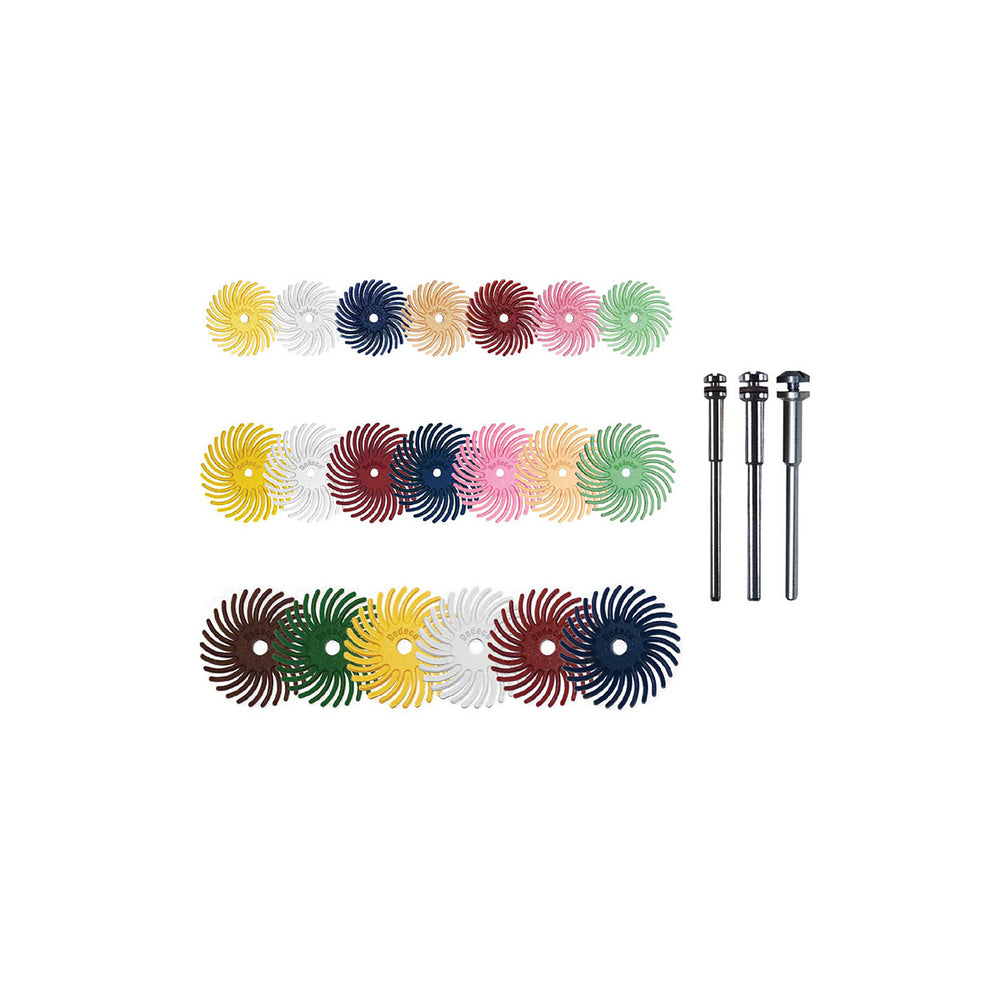 Dedeco SUNBURST DISC ASSORTMENT 5/8", 7/8" AND 1" 83/KIT