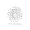 Dedeco Sunburst 7/8" TC Discs White 120 Grit (A/O) 48/Bx thumbnail 2