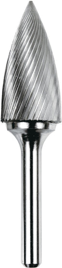 Dedeco Carbide Bur S/C Tree-pt 1/4" X 3/4" X 1-1/2" (SG-15) 1/UNIT thumbnail 3
