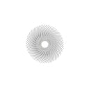 Dedeco Sunburst 2" TC Discs White 120 Grit (A/O) 12/Bx thumbnail 2