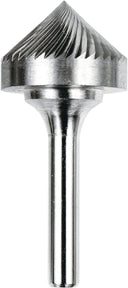 Dedeco Carbide Bur S/C 90º Cone 1/4" X 1" X 1/2" (SK-9) 1/UNIT thumbnail 4