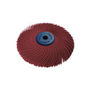 Dedeco Sunburst 3" TC 3-Ply Red 220 Grit (A/O) 1/Unit thumbnail 2