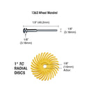 Dedeco Sunburst Mandrel 6MM X 1/8" 6/Bx thumbnail 4
