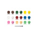 Dedeco Sunburst 7/8" Wheel Assortment 19/KIT