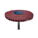 Dedeco Sunburst 3" EZ-Loc Red 220 Grit (Aluminum Oxide) 10/BX thumbnail 3