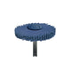 Dedeco Sunburst 2" TC 6-PLY Blue 400 Grit (Aluminum Oxide) 1/4" 1/UNIT