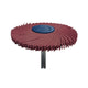 Dedeco Sunburst 3" TC 6-PLY Red 220 Grit (Aluminum Oxide) 1/4" 1/UNIT