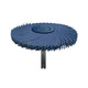 Dedeco Sunburst 3" TC 6-PLY Blue 400 Grit (Aluminum Oxide) 1/4" 1/UNIT
